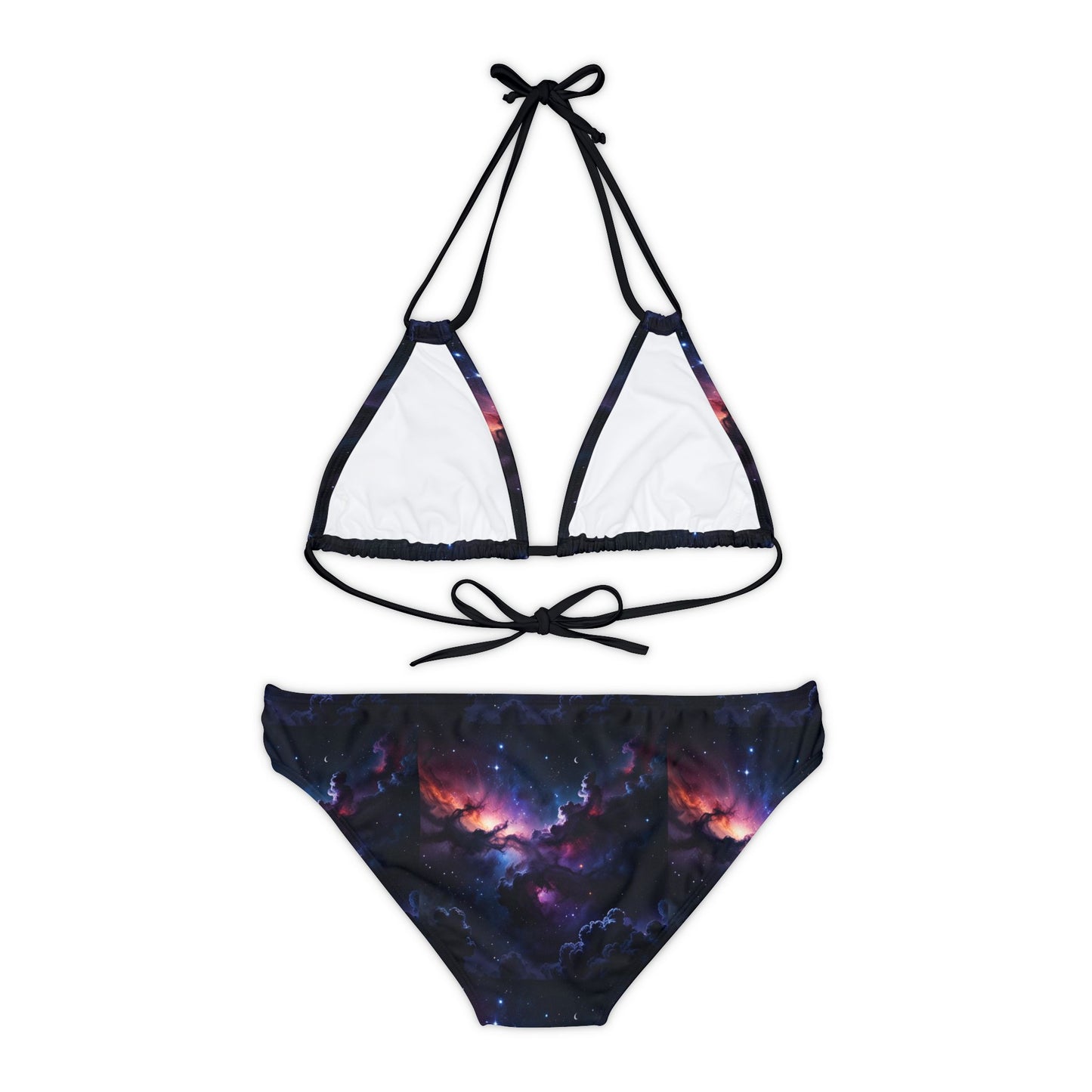 Shine bright in our dazzling Galaxy Strap Bikini