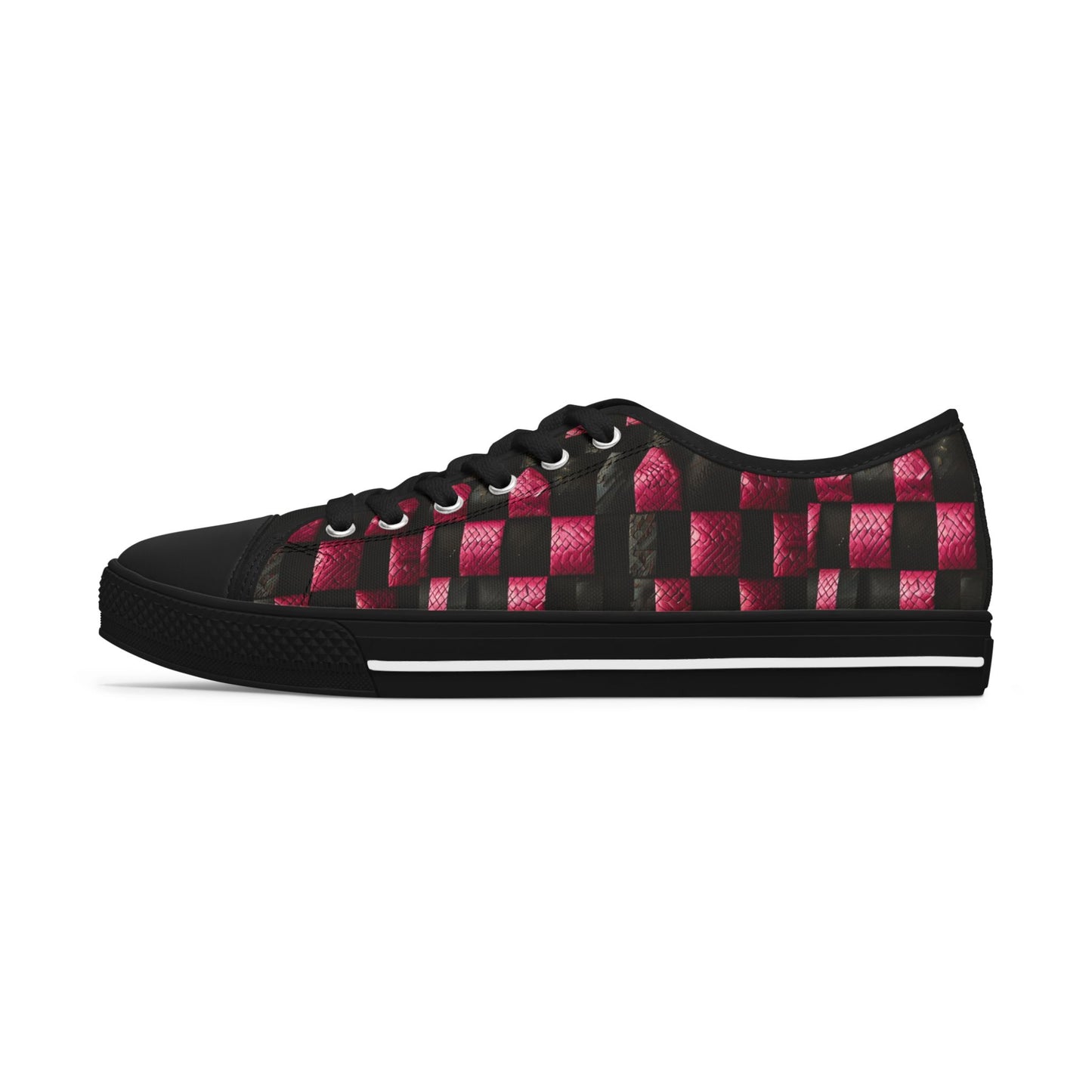 Sugar Skull Style: Spooktacular Pink Sneakers