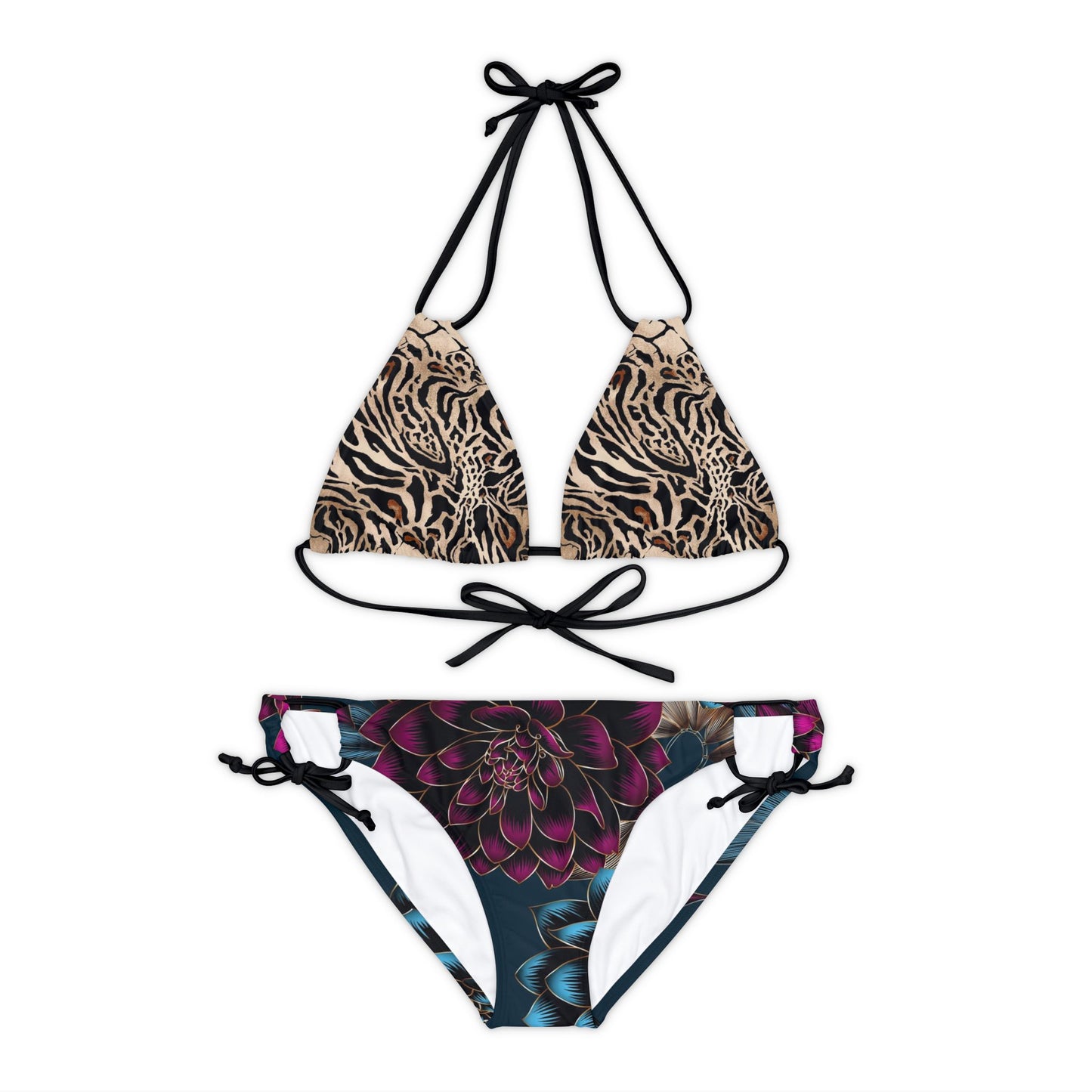 Strappy Bikini Set (AOP)