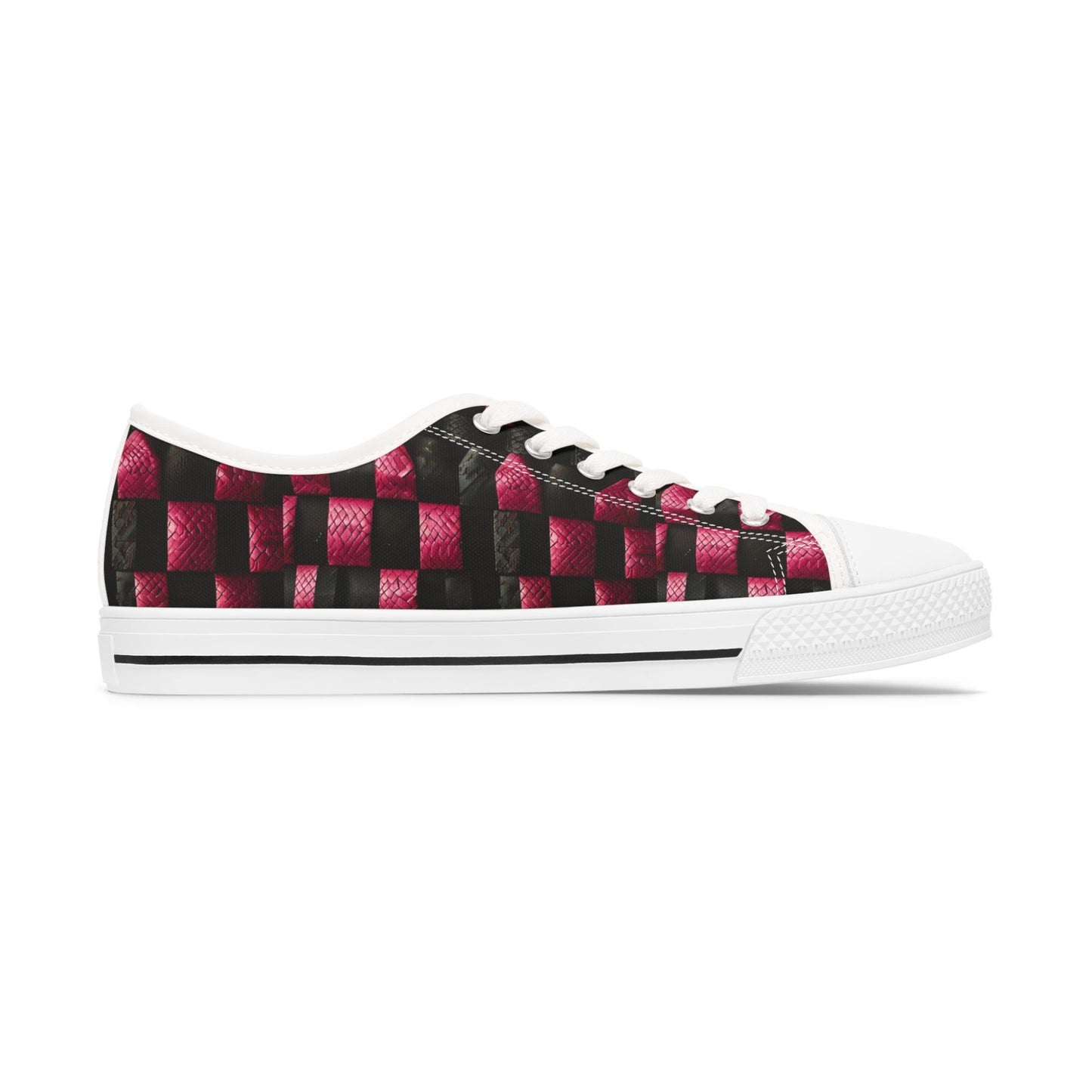 Sugar Skull Style: Spooktacular Pink Sneakers