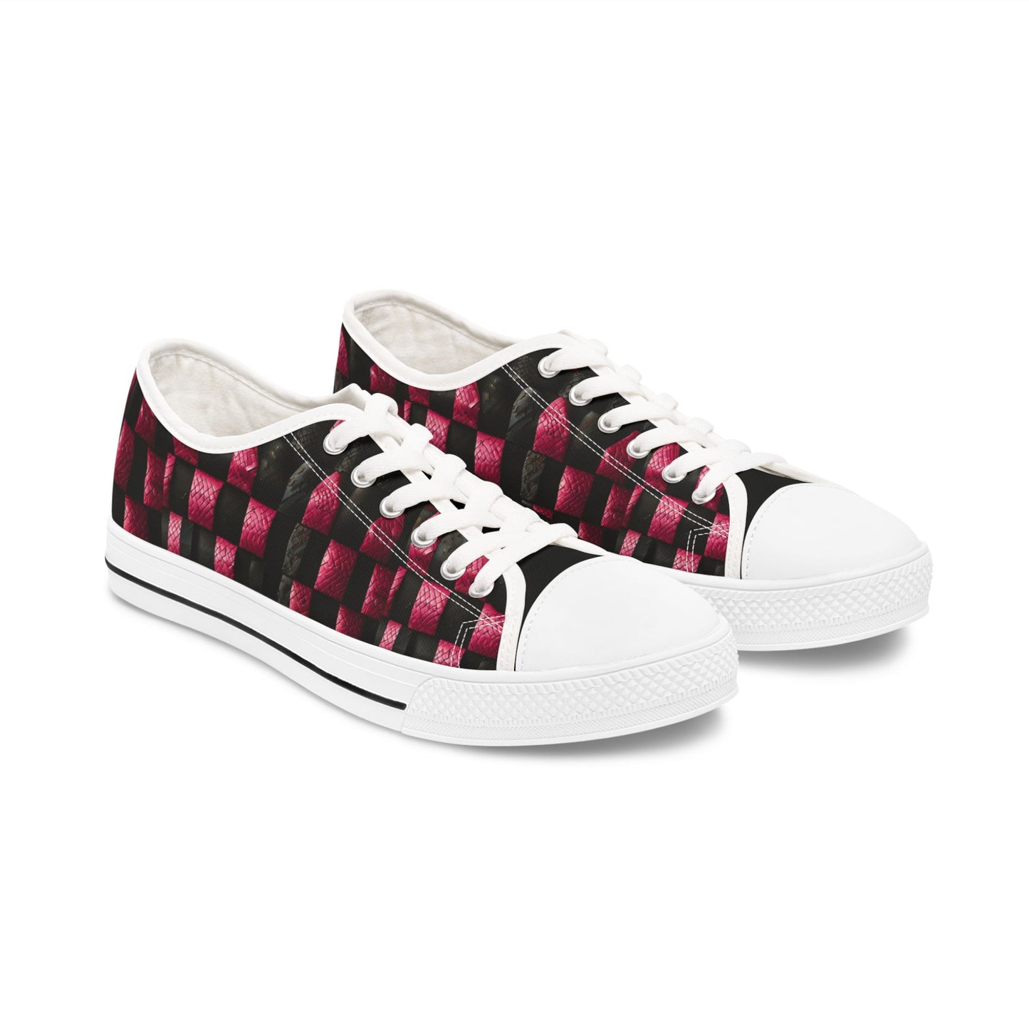 Sugar Skull Style: Spooktacular Pink Sneakers