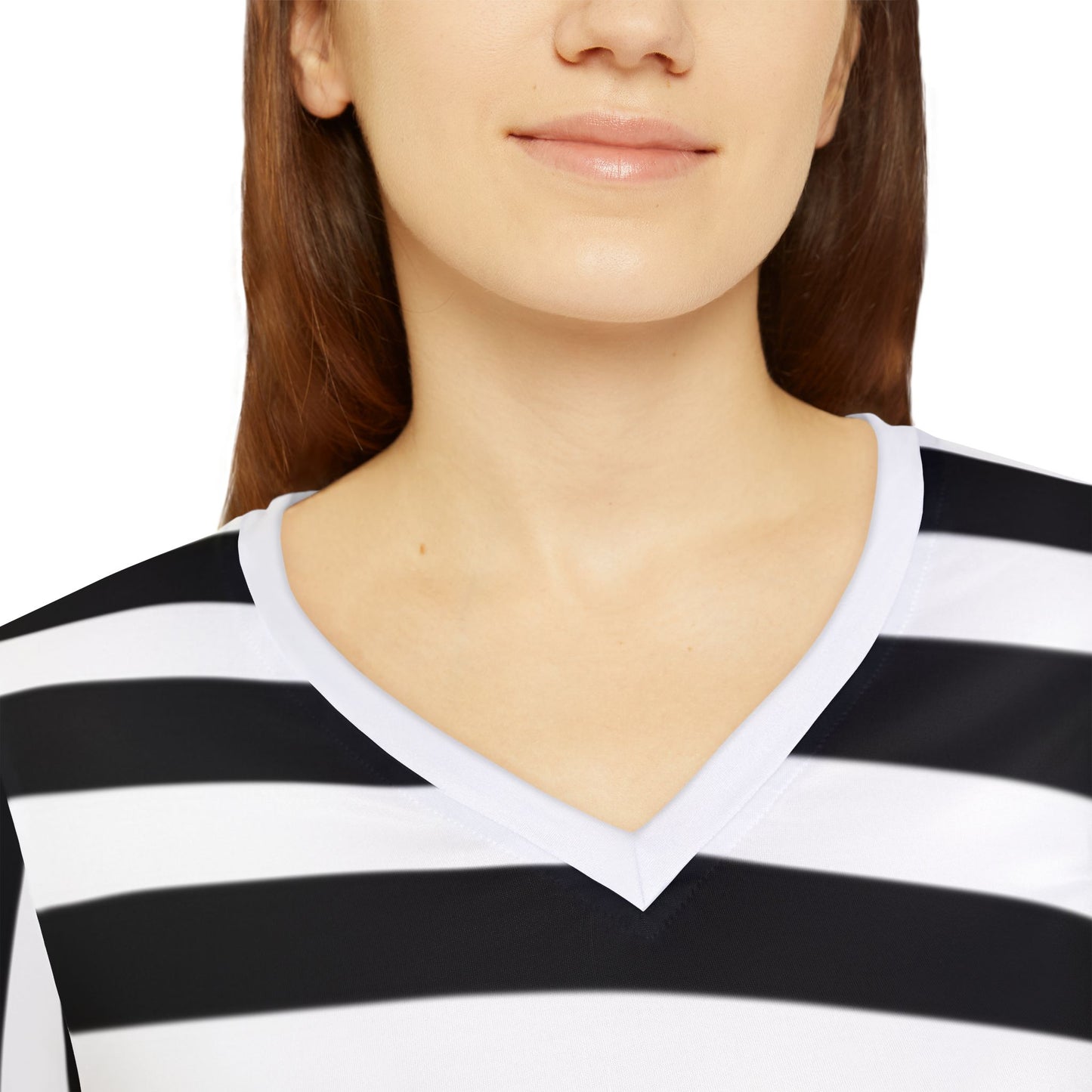 Women's Long Sleeve V-neck Shirt (AOP)