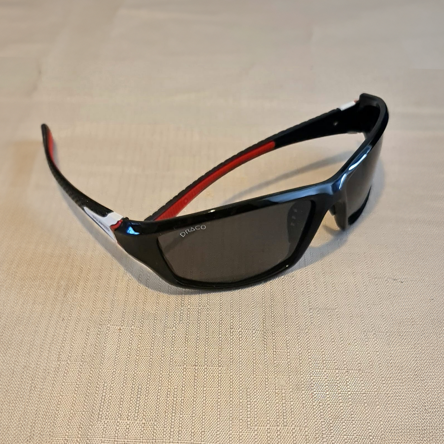 Draco Radiance Royale Sunglasses Polarized  Black and Red