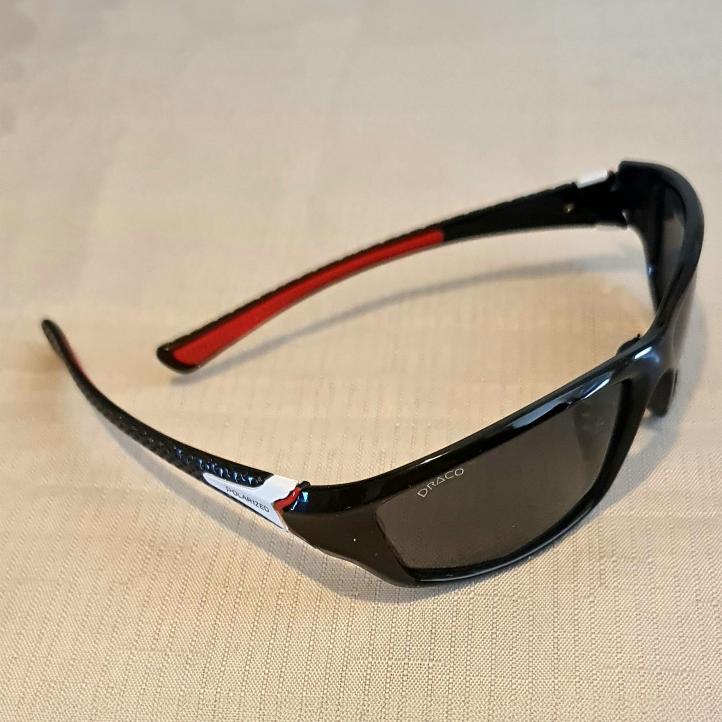 Draco Radiance Royale Sunglasses Polarized  Black and Red